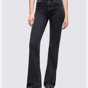 Re/Done Black Flare Women's Jeans